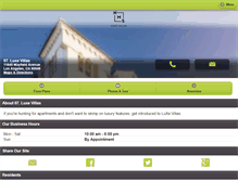 Tablet Screenshot of luxevillasbrentwoodapartments.com